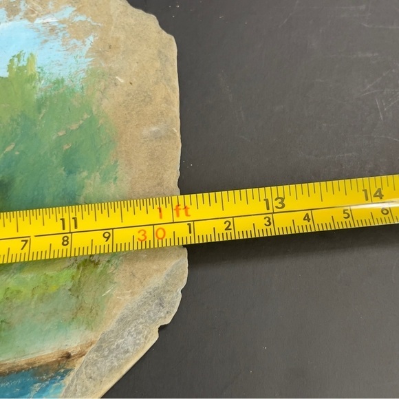 Cottage by the Sea painting on stone by Frances Mary Avery - Picture 6 of 9